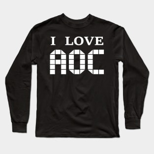 I Love AOC Long Sleeve T-Shirt